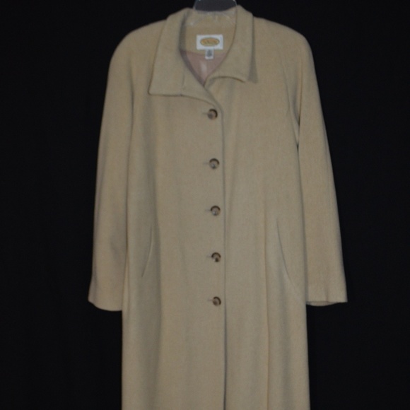 Talbots Jackets & Blazers - Talbots Vintage Cashmere Wool Blend Trench Coat